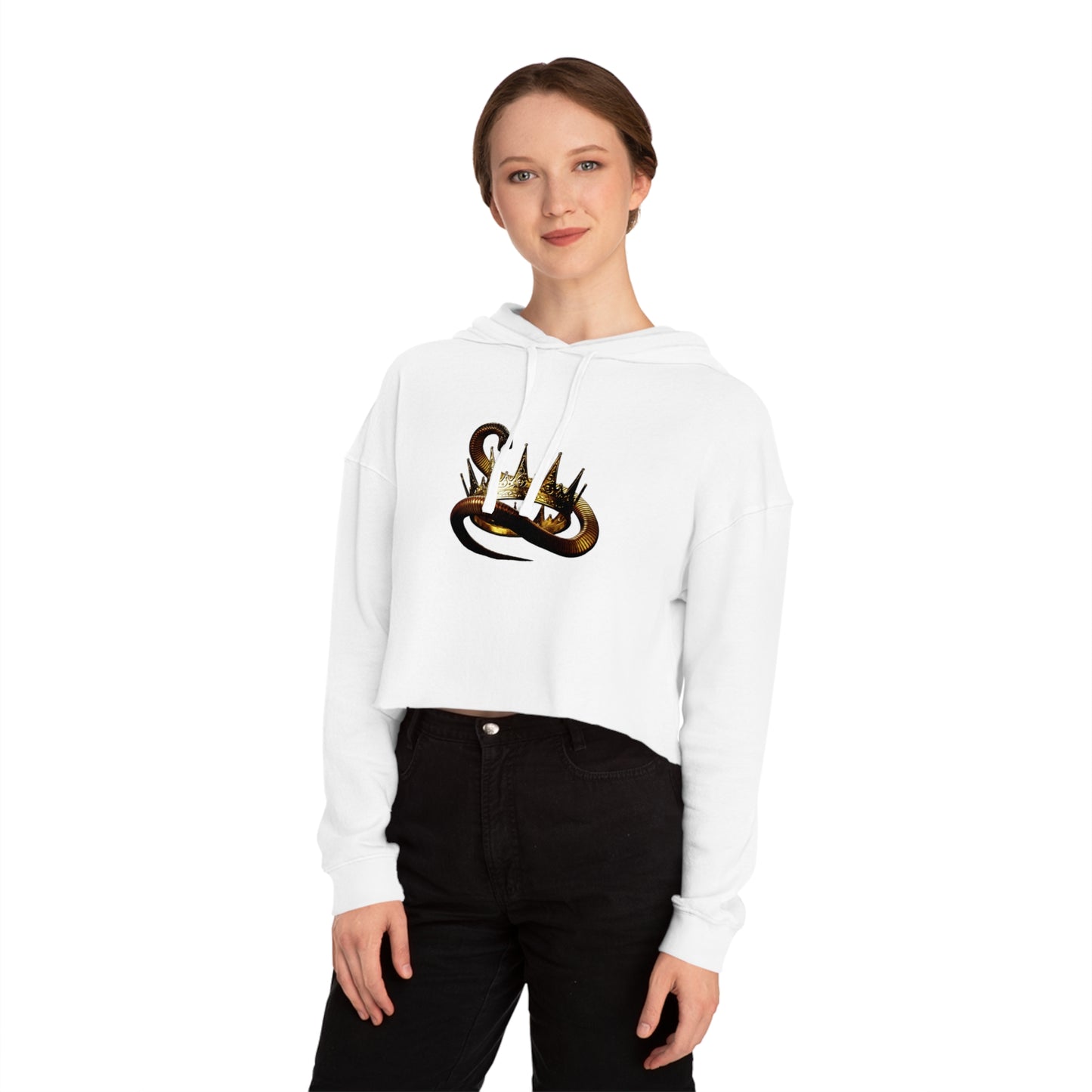 Women’s Cropped Hooded Sweatshirt - Kings