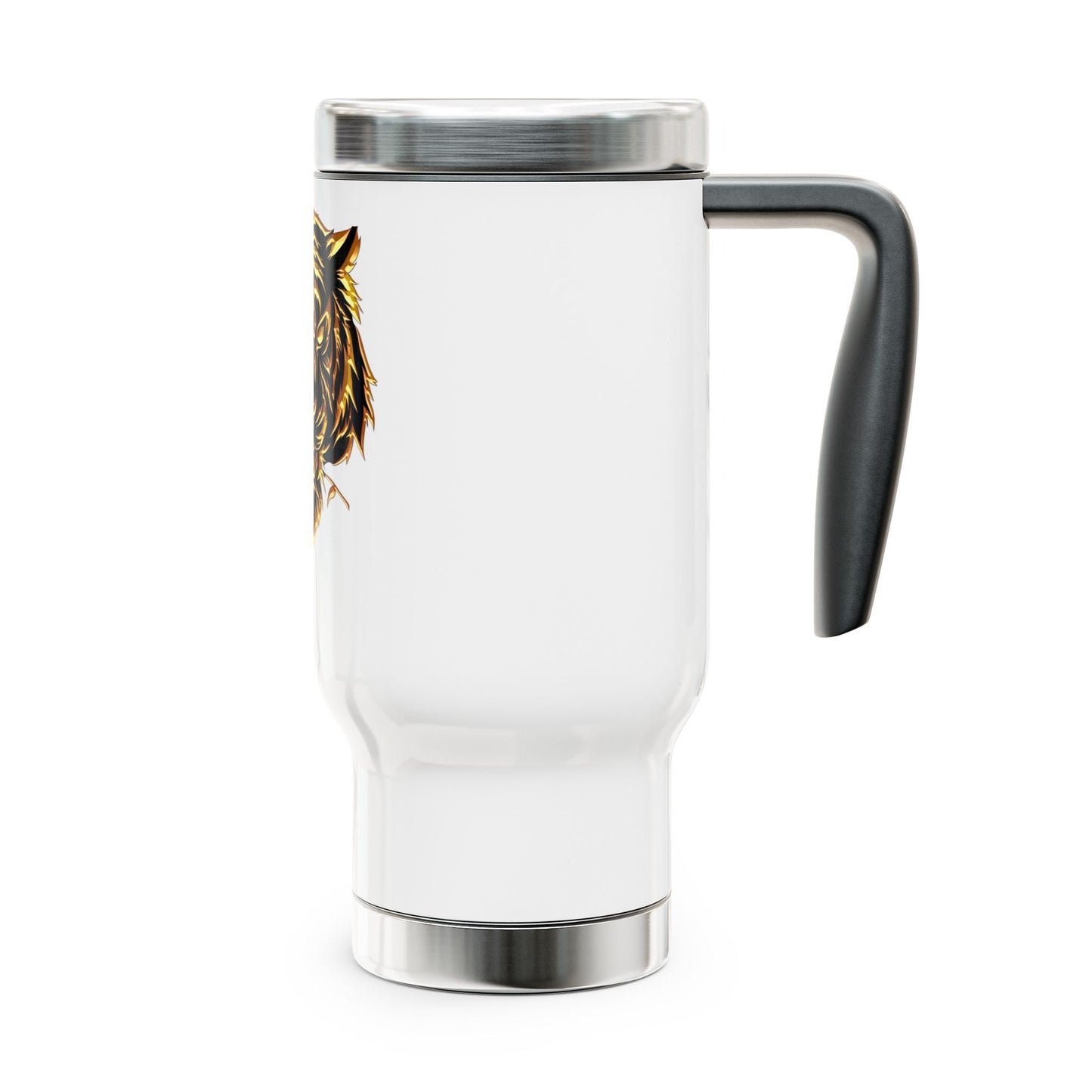 Beasts Stainless Steel Travel Mug with Handle, 14oz