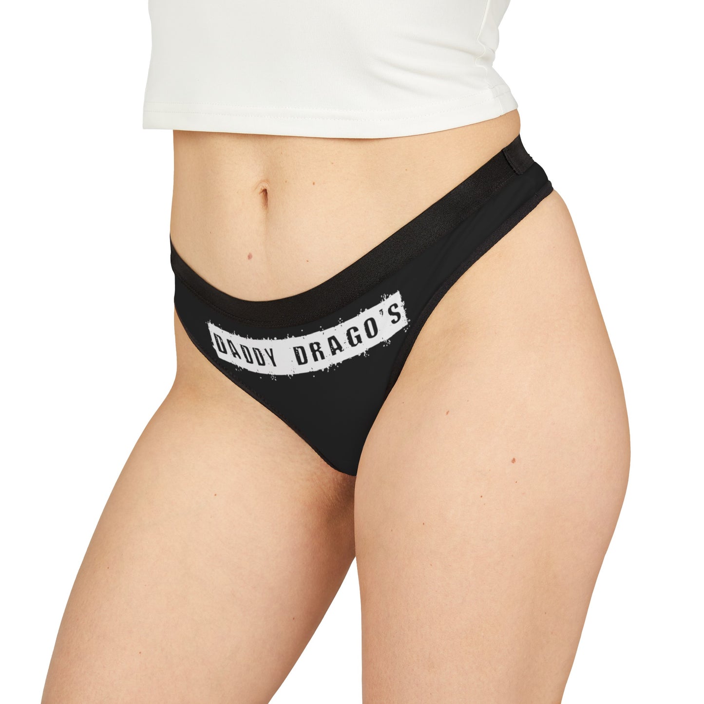 Women's Thong -- Daddy Drago's (Black)