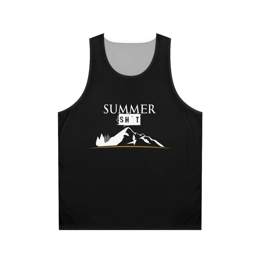 Black Unisex Summer Sh*t Tank Top - up to size 4XL!