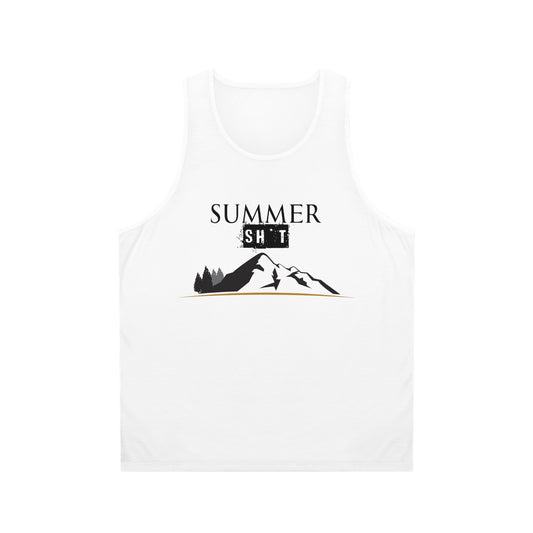 White Unisex Summer Sh*t Tank Top - up to size 4XL!