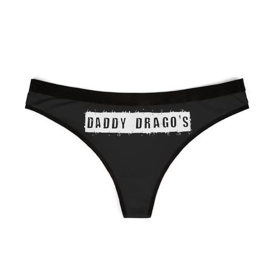 Women's Thong -- Daddy Drago's (Black)