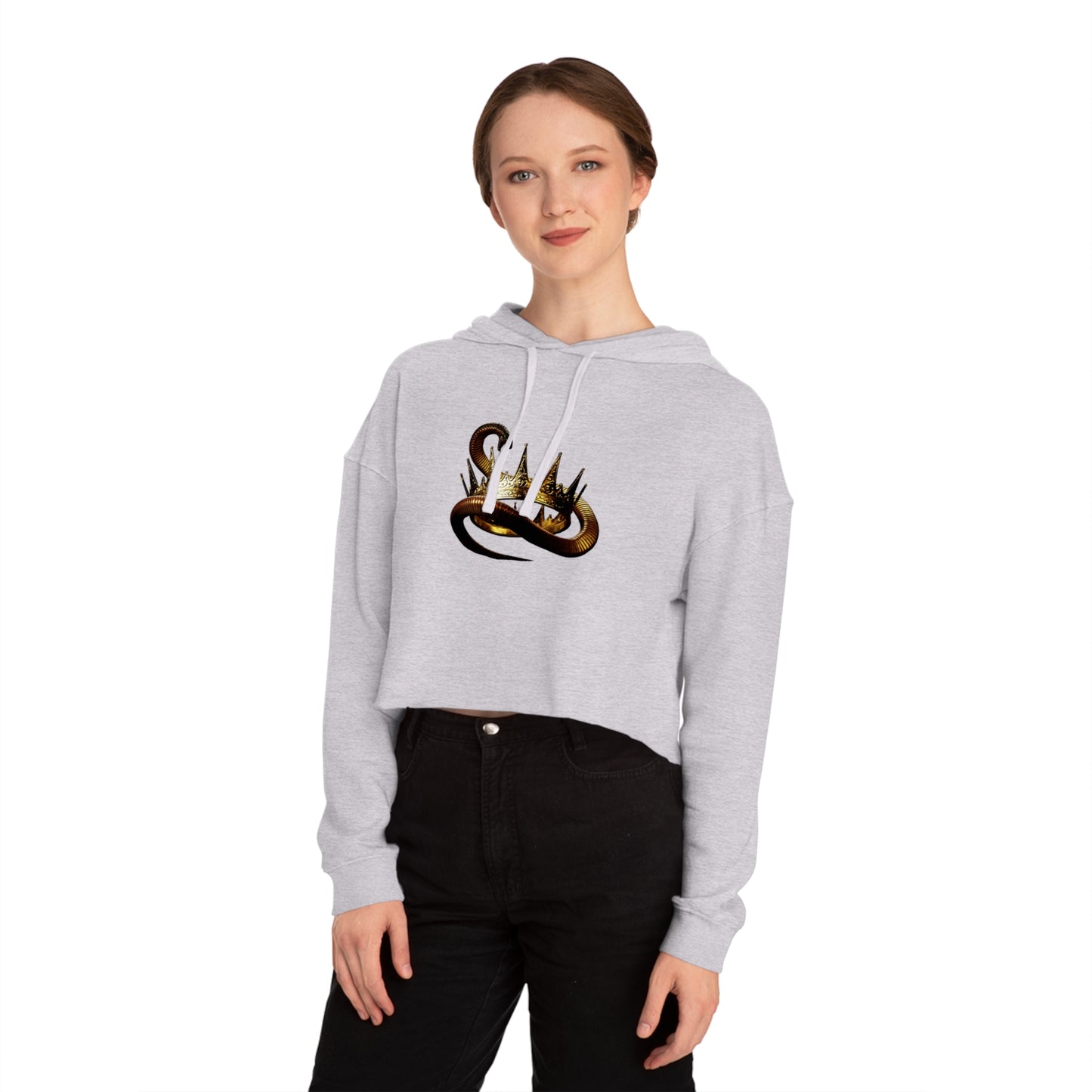 Women’s Cropped Hooded Sweatshirt - Kings