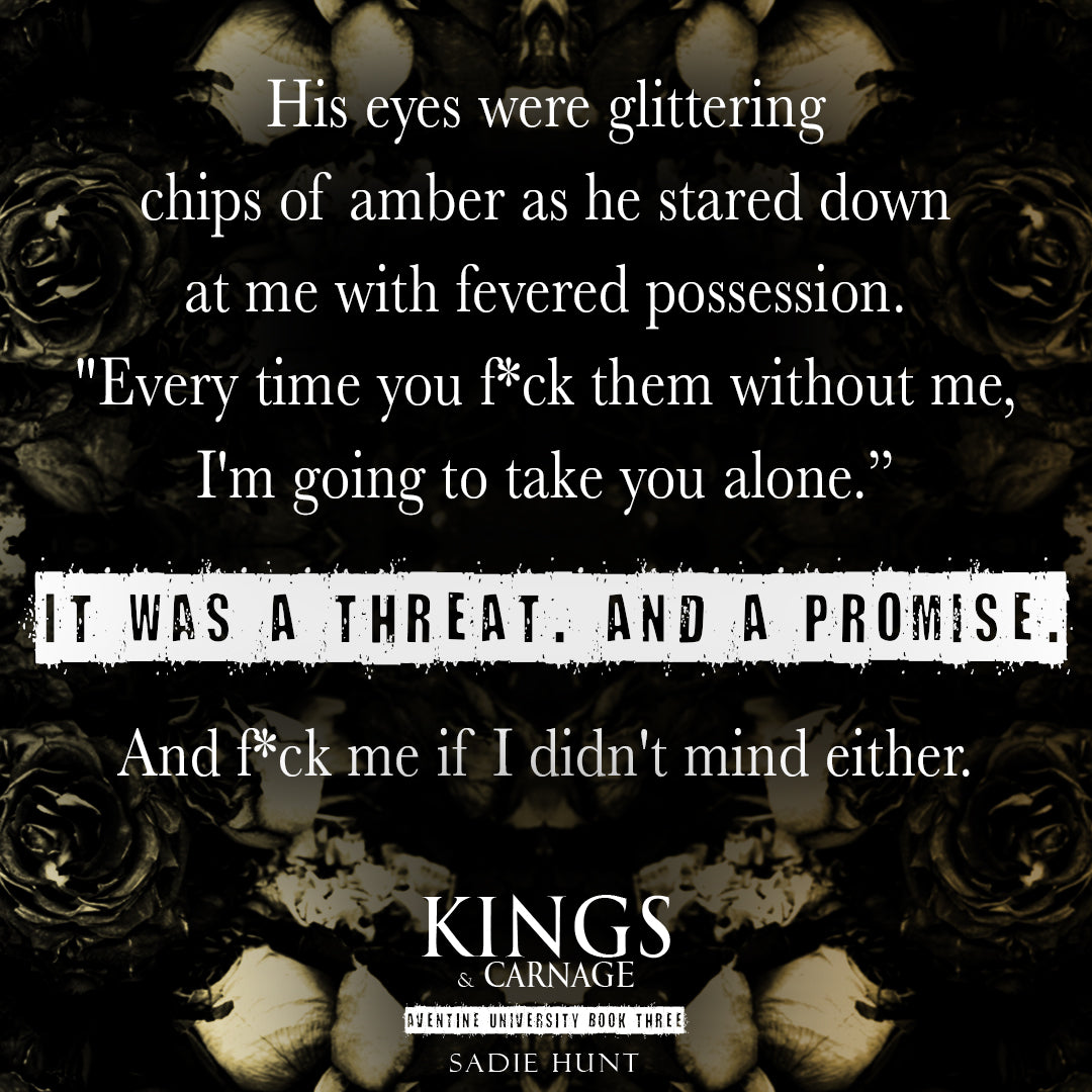 Kings & Carnage: A Dark New Adult College Romance (Aventine University Book 3) - SIGNED PAPERBACK