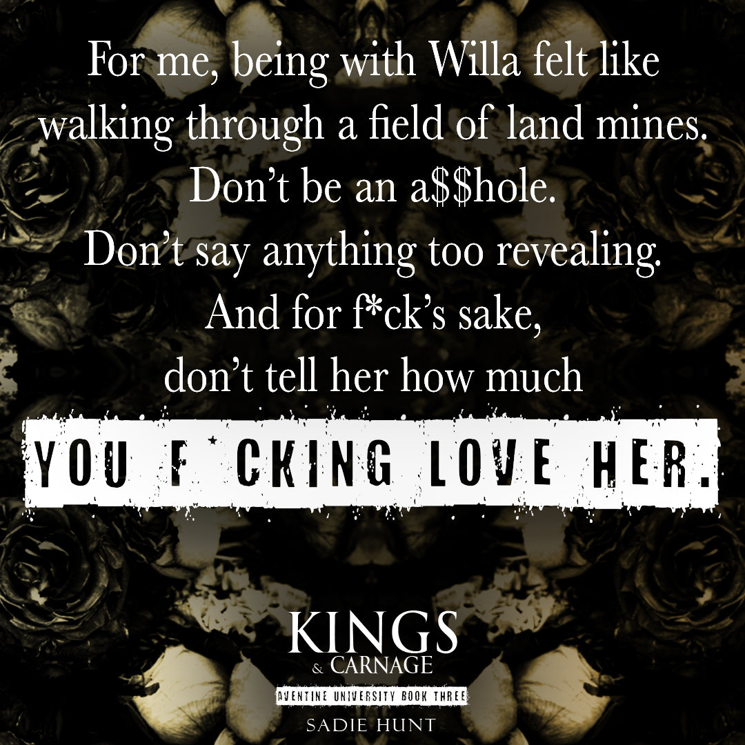 Kings & Carnage: A Dark New Adult College Romance (Aventine University Book 3) - SIGNED PAPERBACK