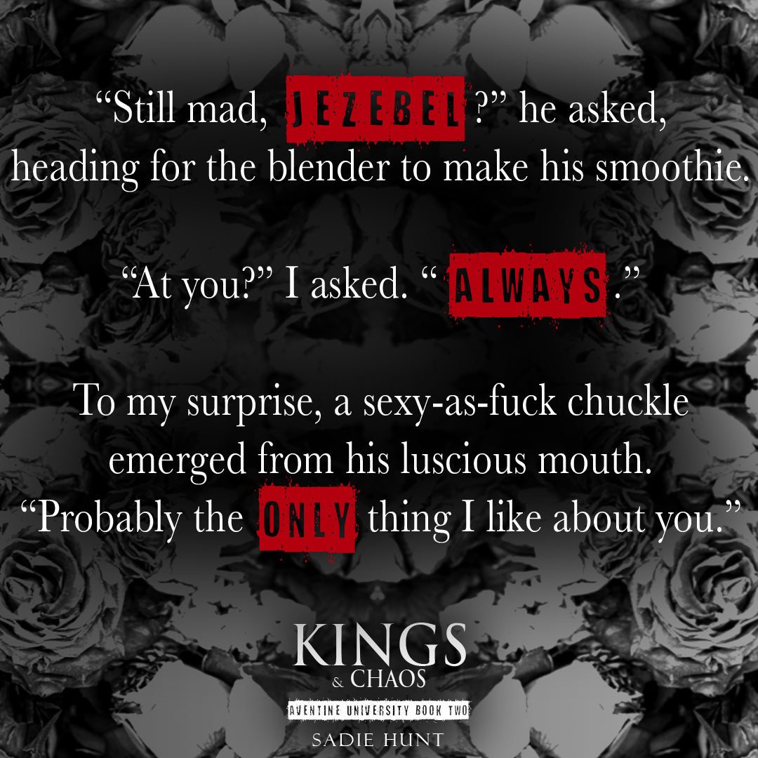 Kings & Chaos: A Dark College Bully Romance (Aventine University Book 2) - SIGNED PAPERBACK