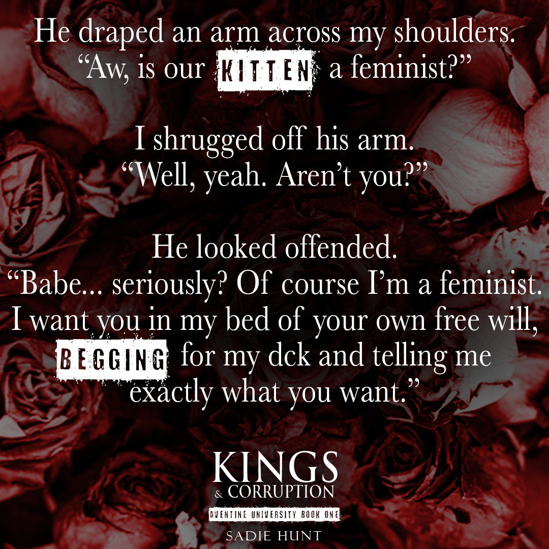 Kings & Corruption: A Dark College Bully Romance (Aventine University Book 1) - SIGNED PAPERBACK