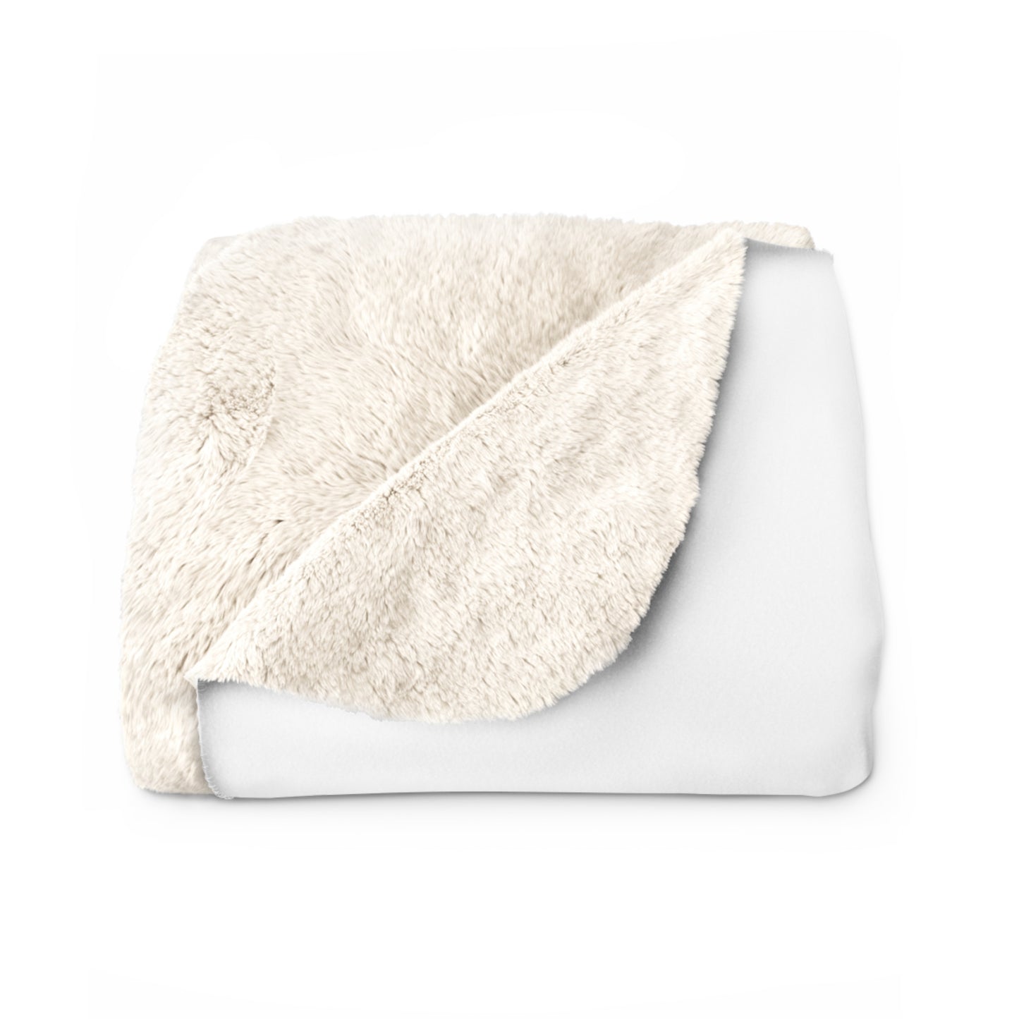Kings Sherpa Fleece Blanket - White