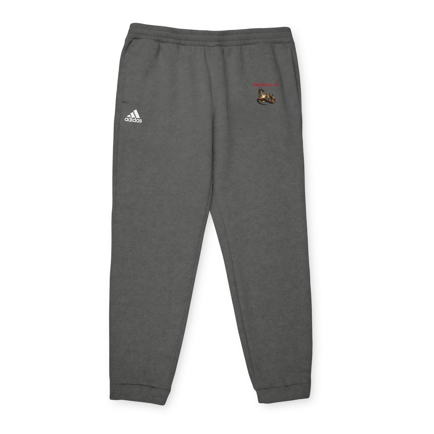 Property of the Kings Fleece Joggers -- Adidas, up to size 4XL!