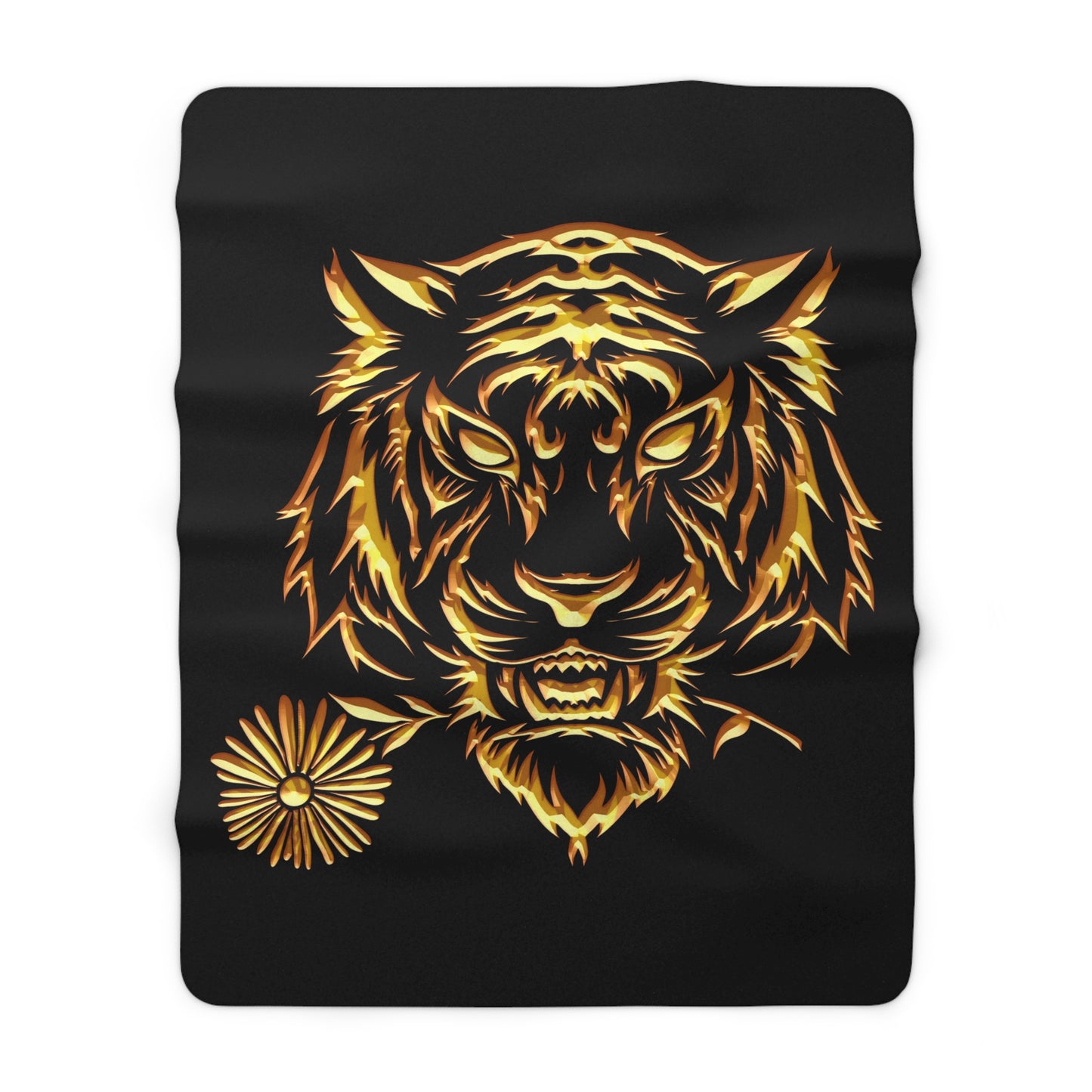 Beasts Sherpa Fleece Blanket - Black