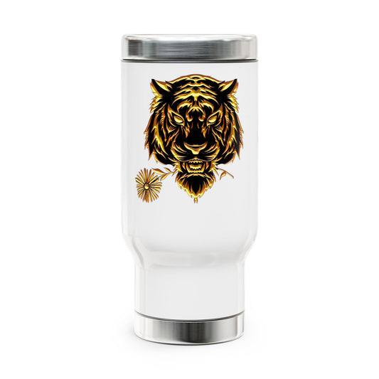 Beasts Stainless Steel Travel Mug with Handle, 14oz