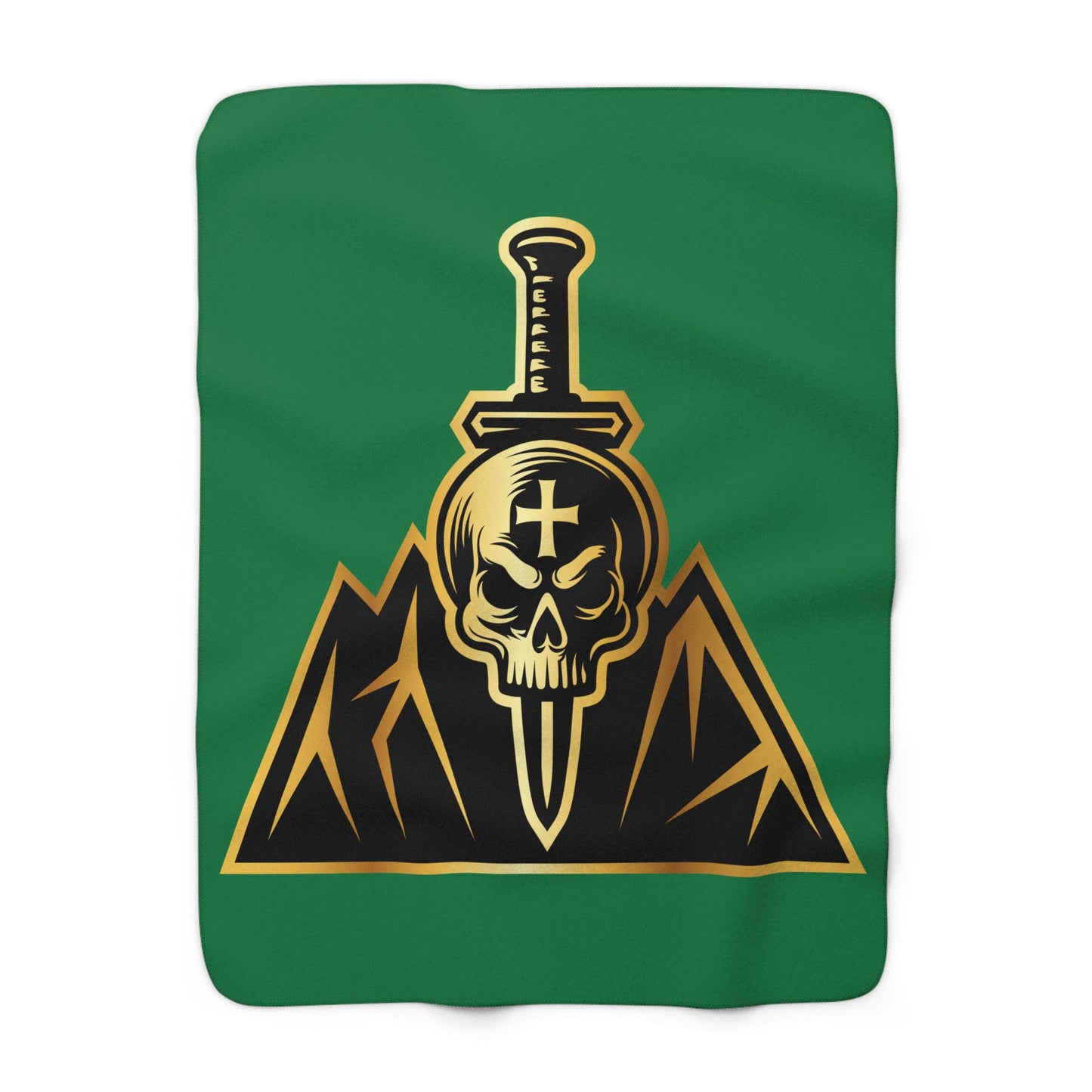 Bastards Sherpa Fleece Blanket - Dark Green