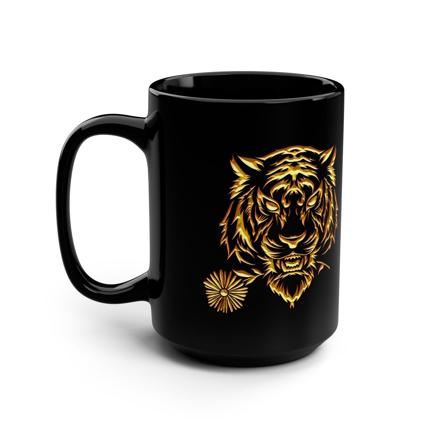 Beasts Black Ceramic Mug, 15oz