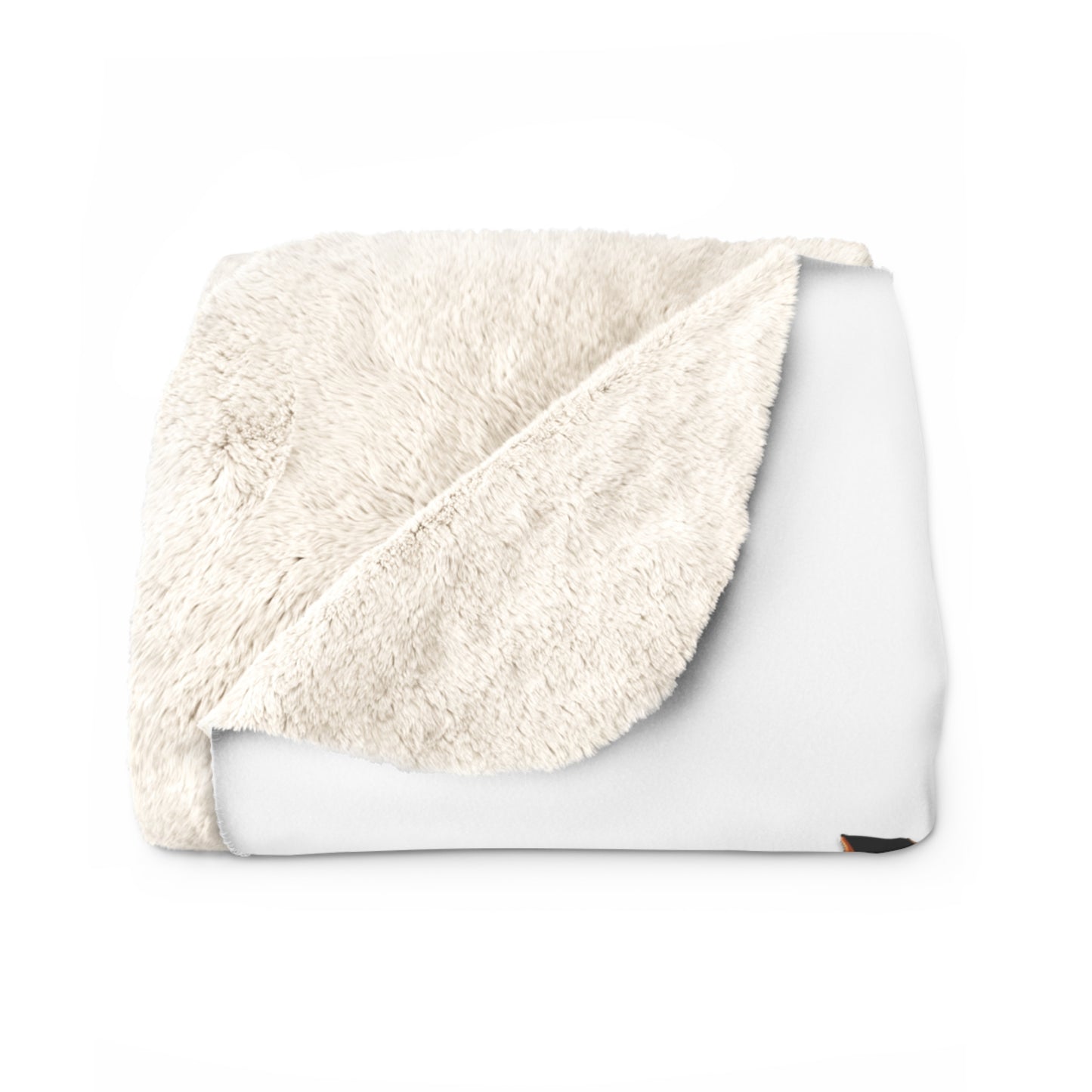 Beasts Sherpa Fleece Blanket - White