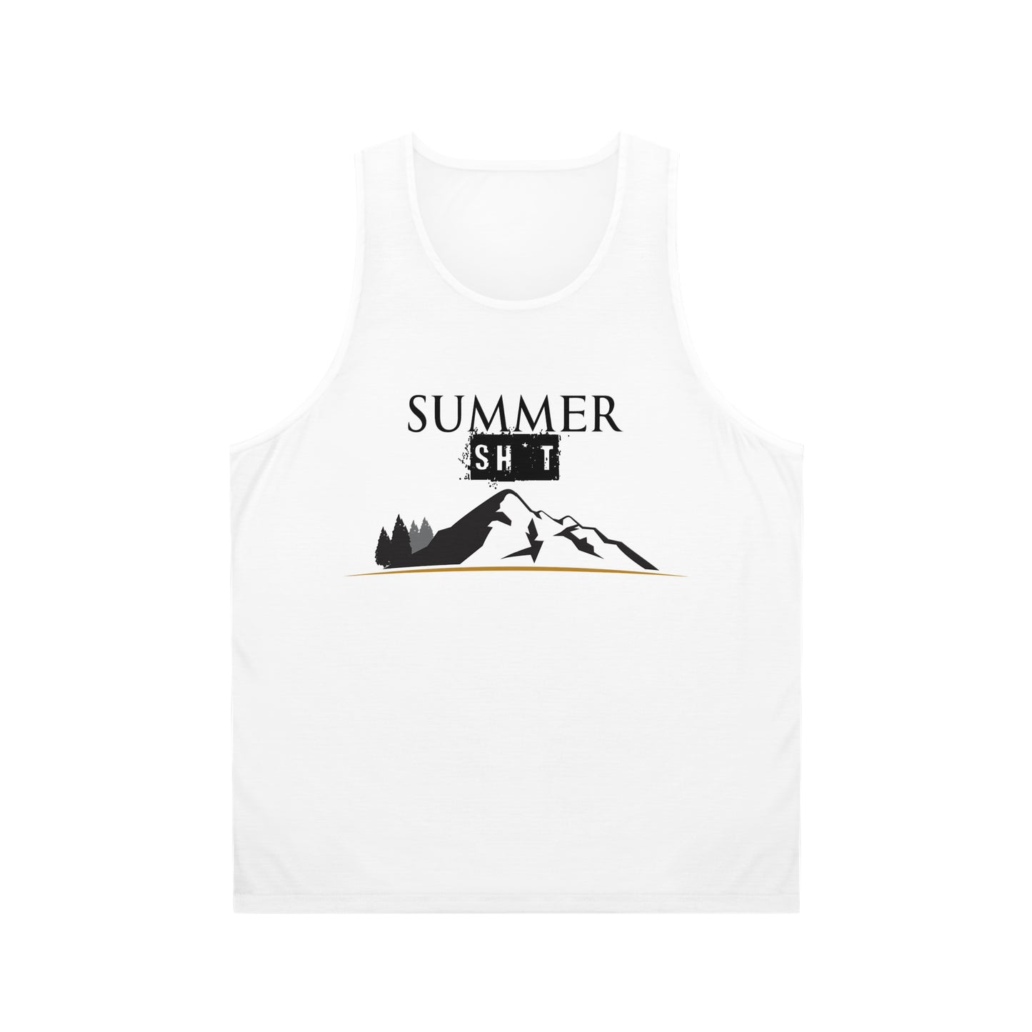 White Unisex Summer Sh*t Tank Top - up to size 4XL!