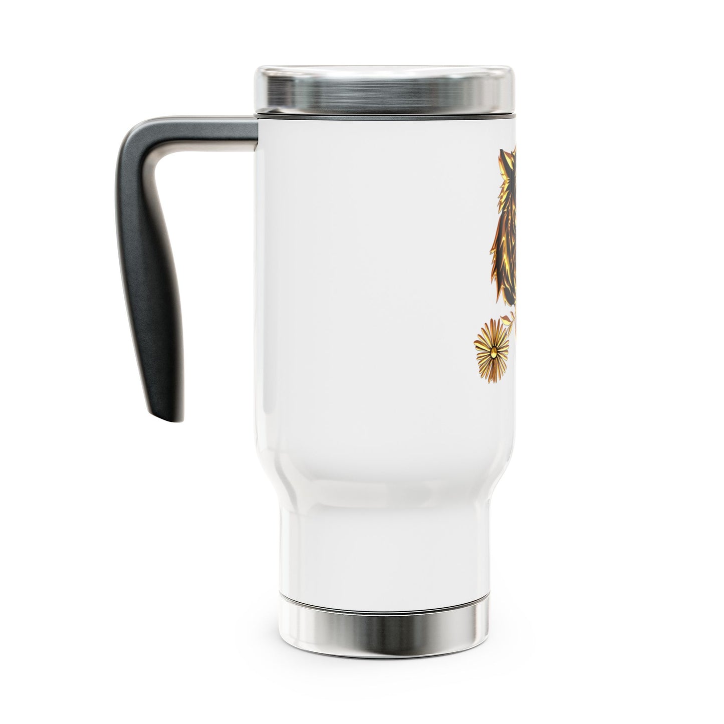 Beasts Stainless Steel Travel Mug with Handle, 14oz
