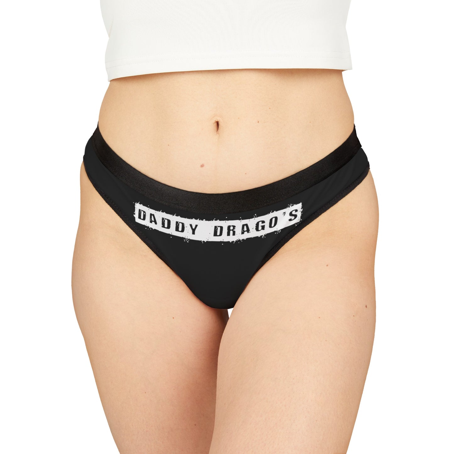 Women's Thong -- Daddy Drago's (Black)