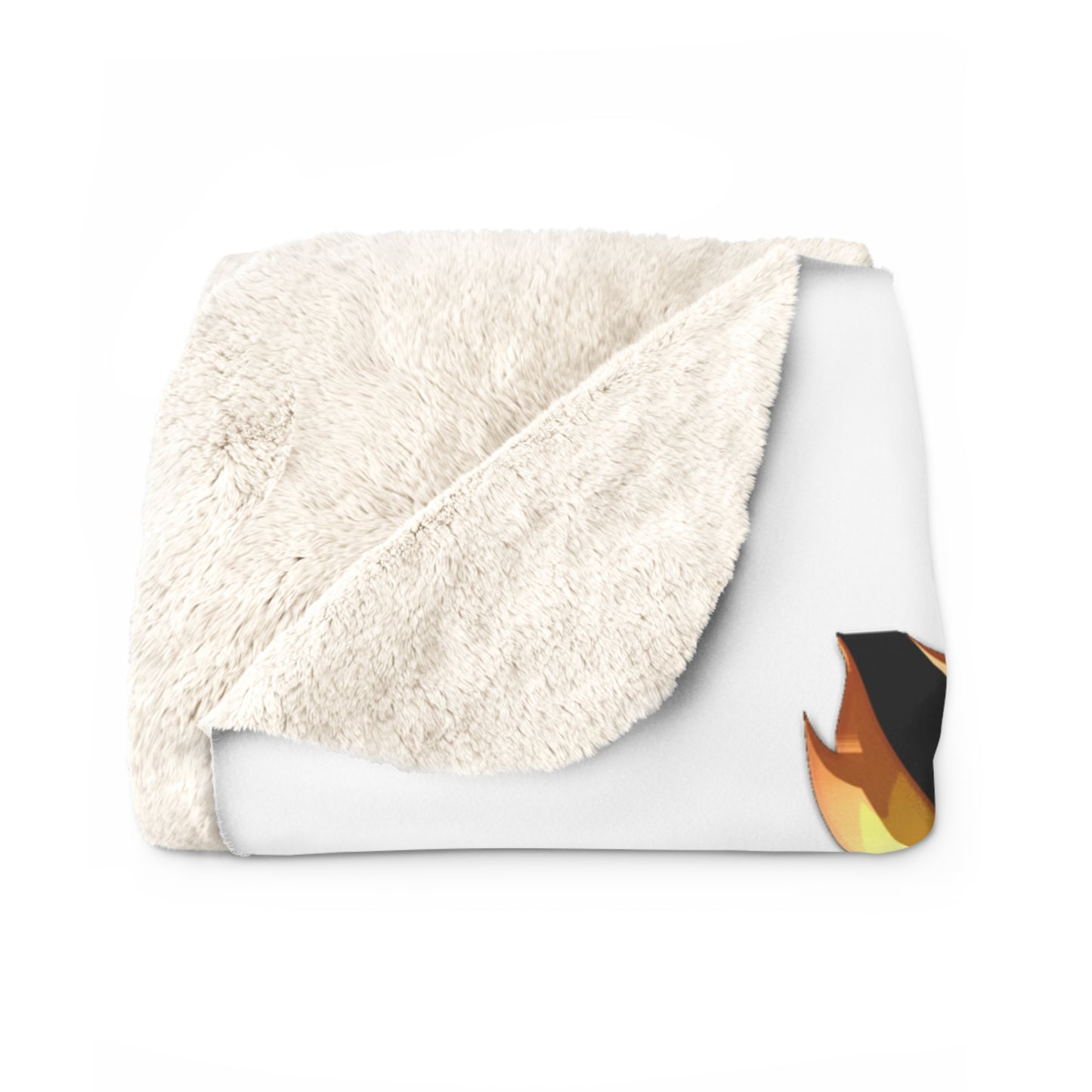 Beasts Sherpa Fleece Blanket - White