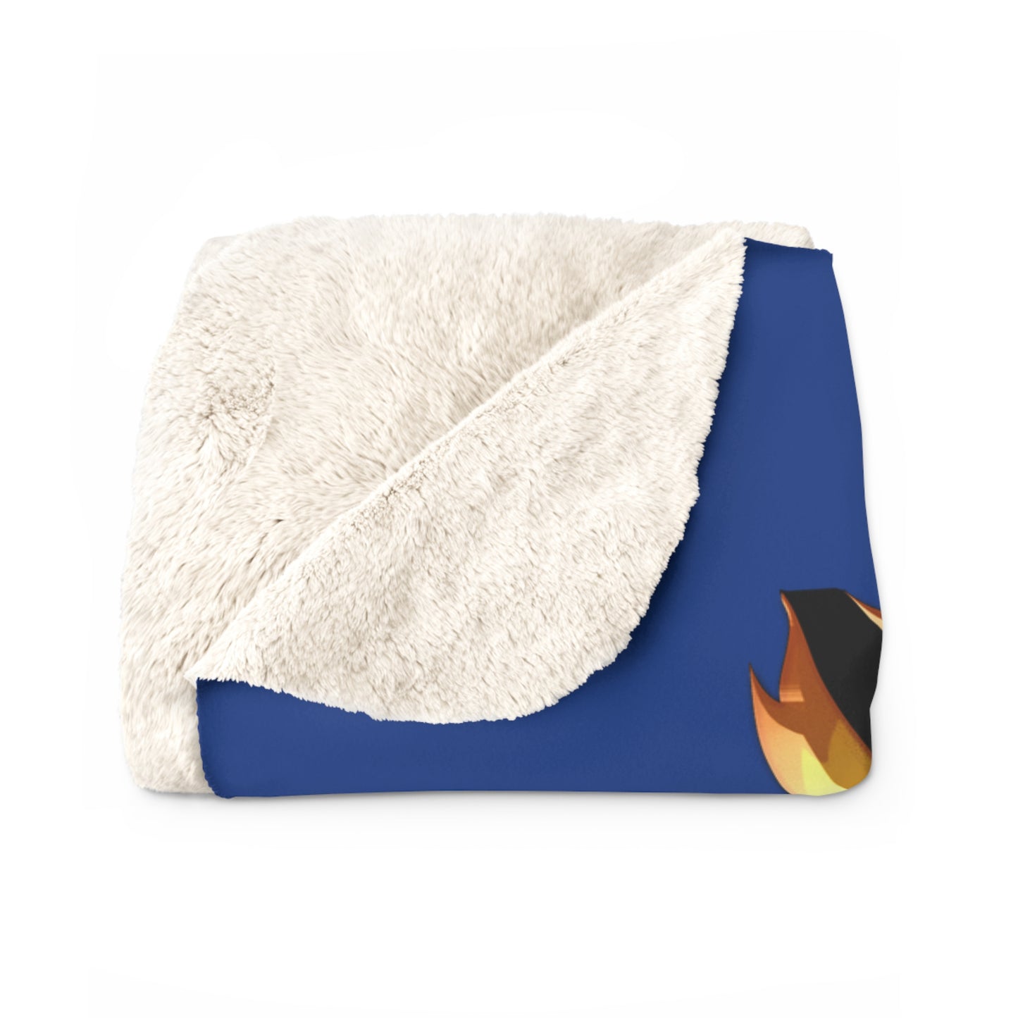 Beasts Sherpa Fleece Blanket - Dark Blue