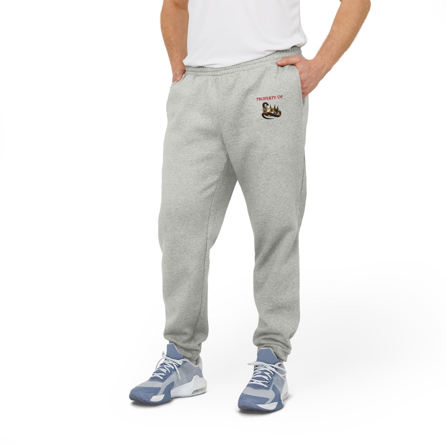 Property of the Kings Fleece Joggers -- Adidas, up to size 4XL!