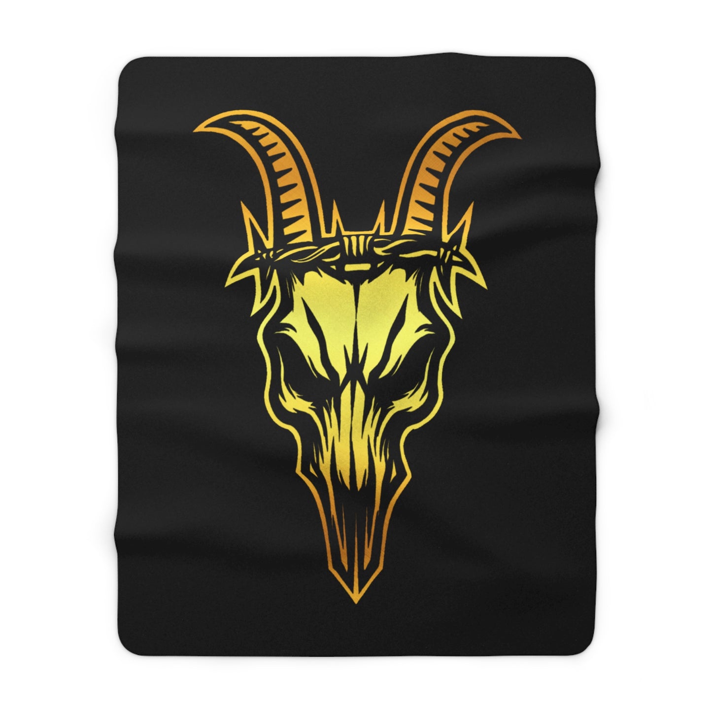Butchers Sherpa Fleece Blanket - Black