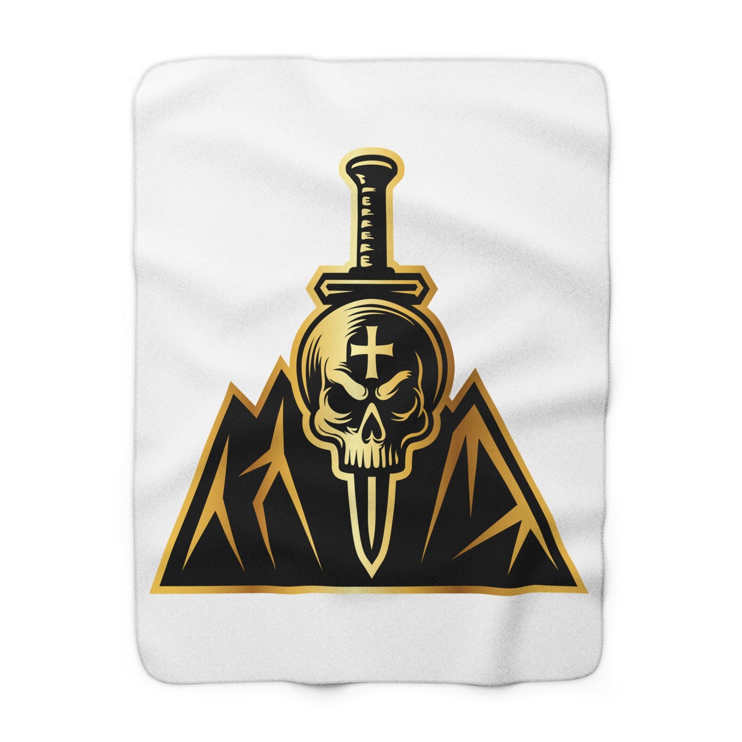 Bastards Sherpa Fleece Blanket - White