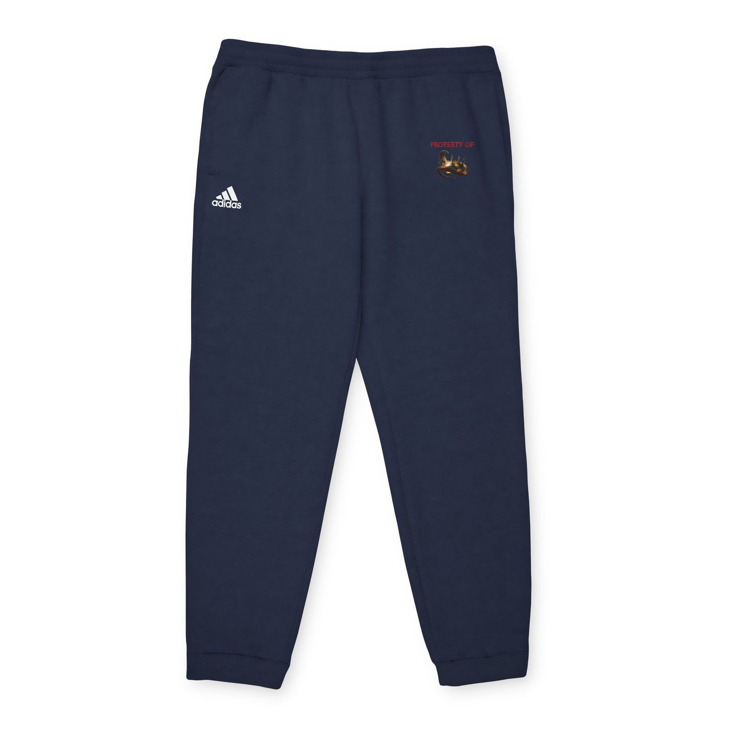 Property of the Kings Fleece Joggers -- Adidas, up to size 4XL!