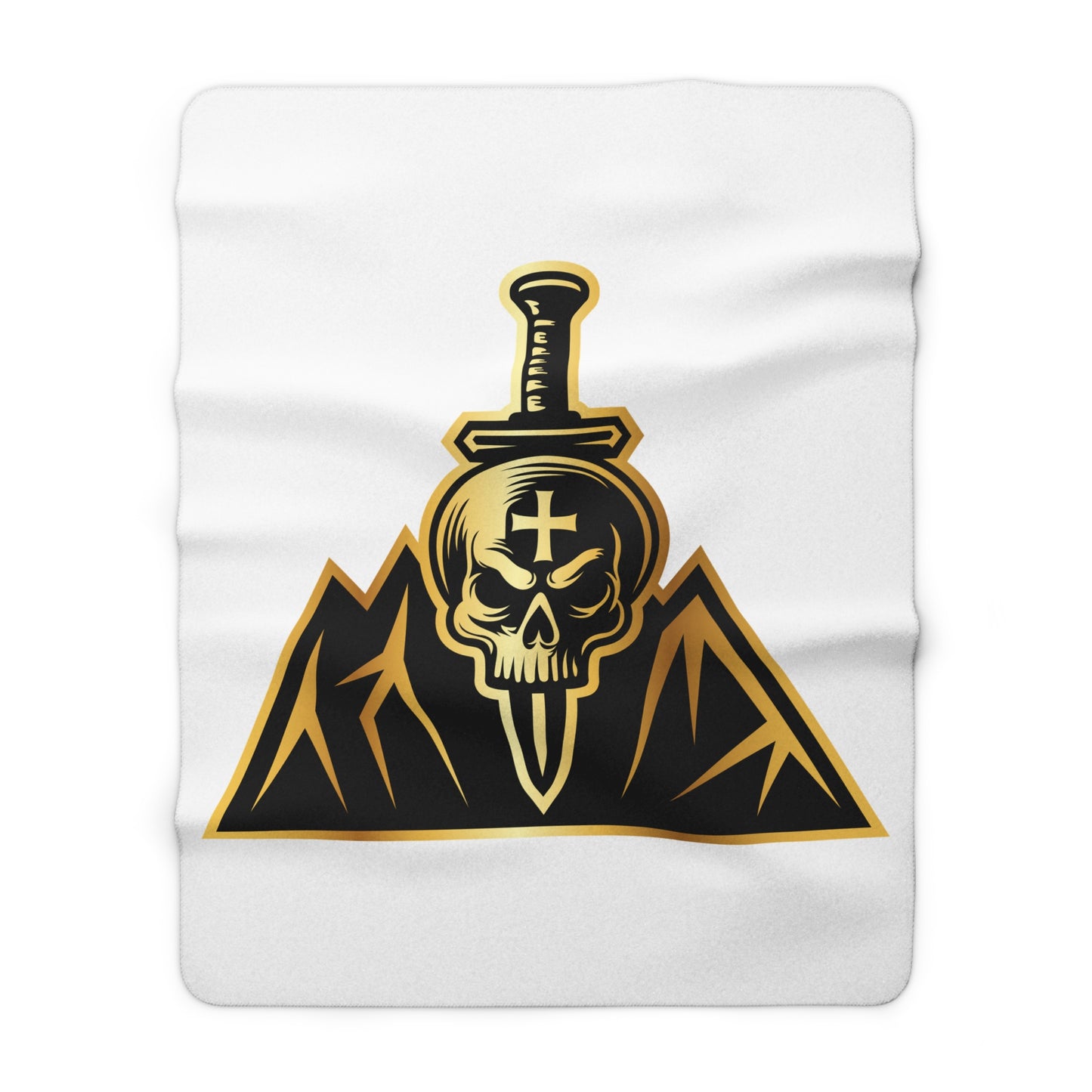 Bastards Sherpa Fleece Blanket - White