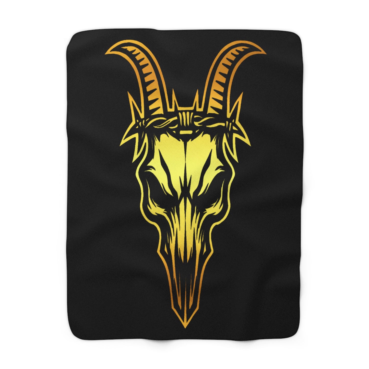 Butchers Sherpa Fleece Blanket - Black