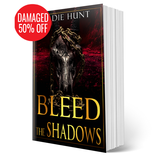 DAMAGED - DISCREET Bleed the Shadows: A Dark New Adult Romance (Blackwell Butchers Book 1) - SIGNED UNMASKED PAPERBACK