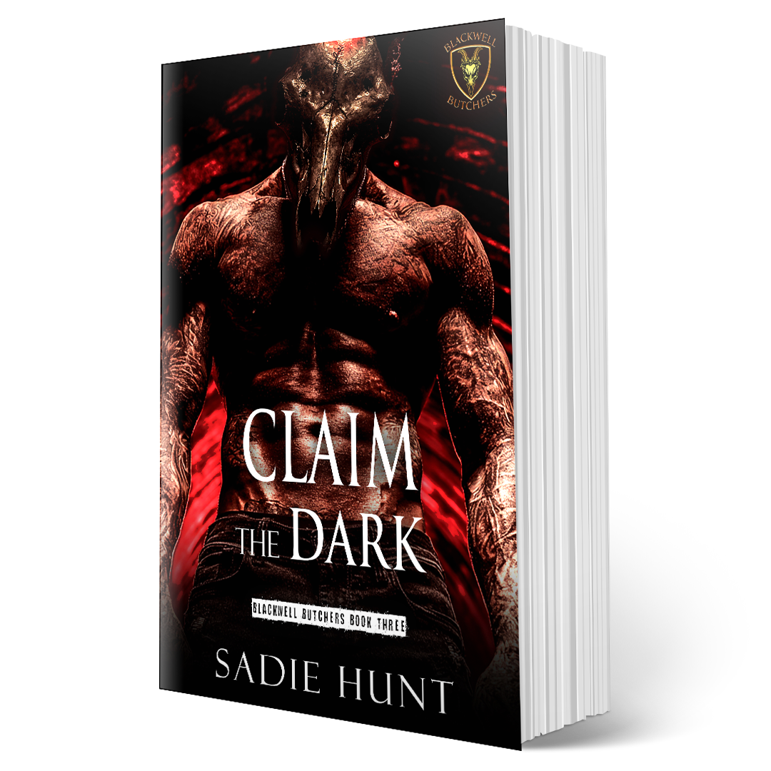 PRE-ORDER: MASKED Claim the Dark: A Dark New Adult Romance (Blackwell Butchers Book 3) - SIGNED MASKED PAPERBACK