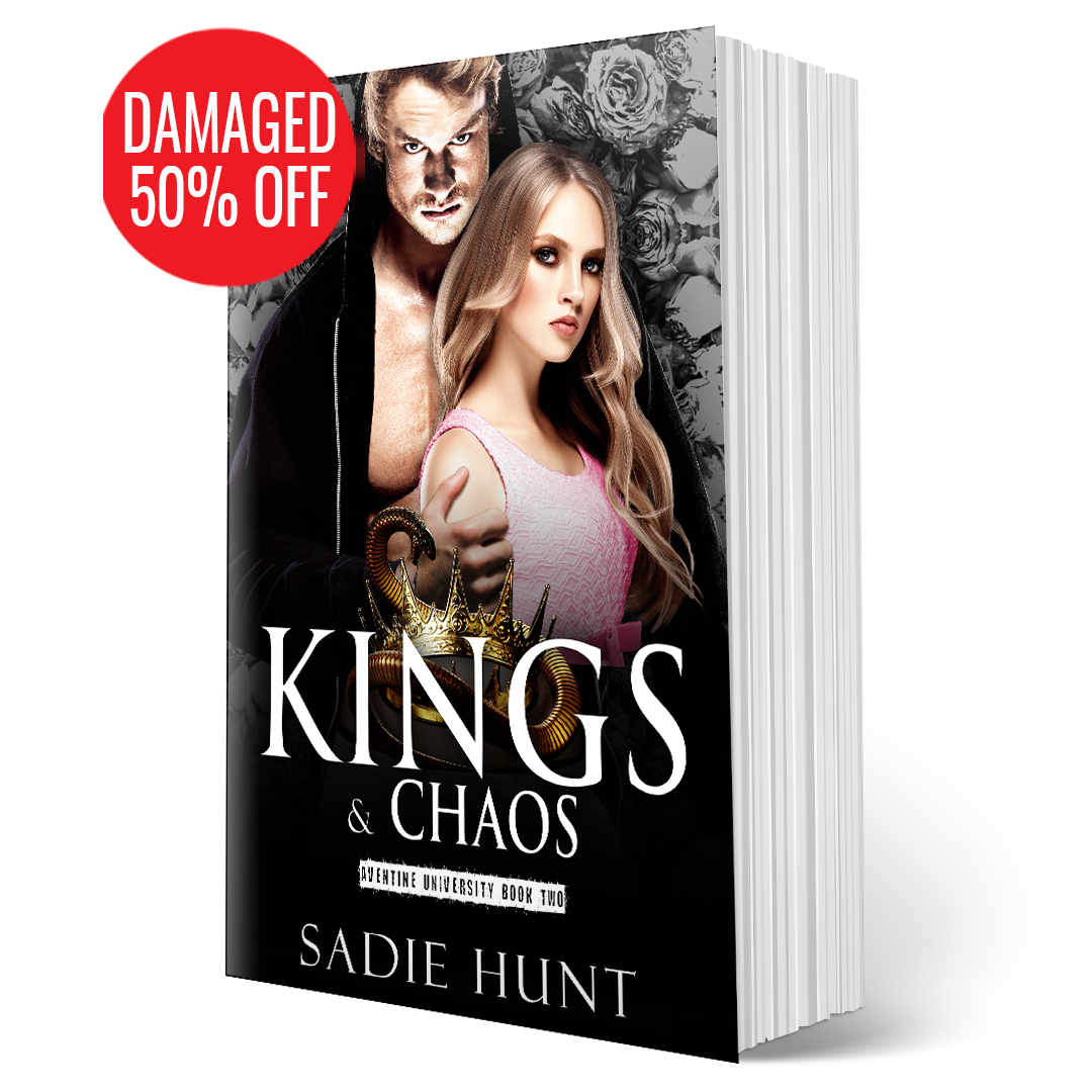 DAMAGED - Kings & Chaos: A Dark College Bully Romance (Aventine University Book 2) - SIGNED PAPERBACK