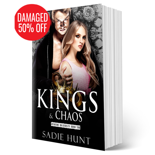 DAMAGED - Kings & Chaos: A Dark College Bully Romance (Aventine University Book 2) - SIGNED PAPERBACK