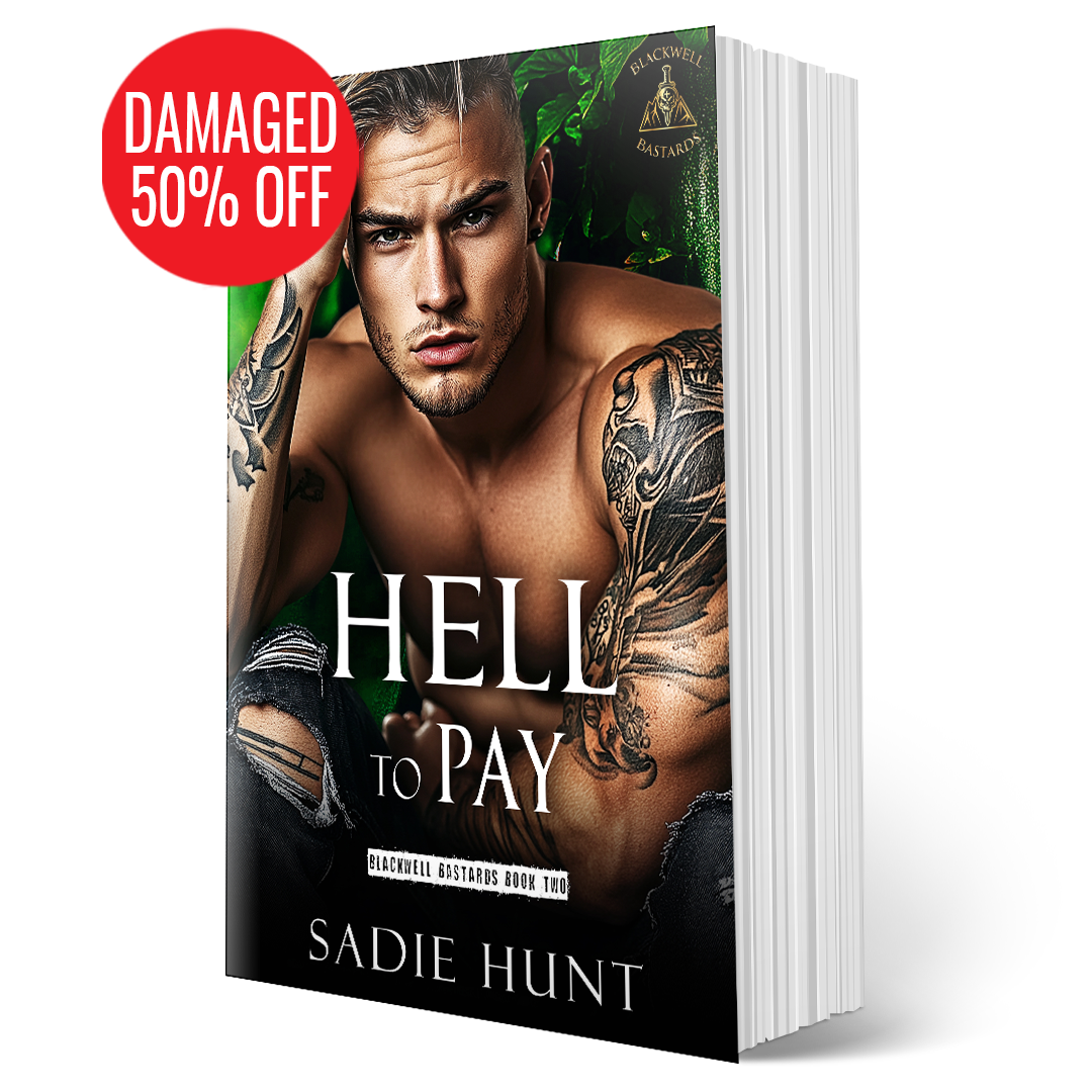 DAMAGED + MIS-SIGNED VARIANTS - Hell to Pay: A Dark New Adult Romance (Blackwell Bastards Book 2) - SIGNED MODEL PAPERBACK