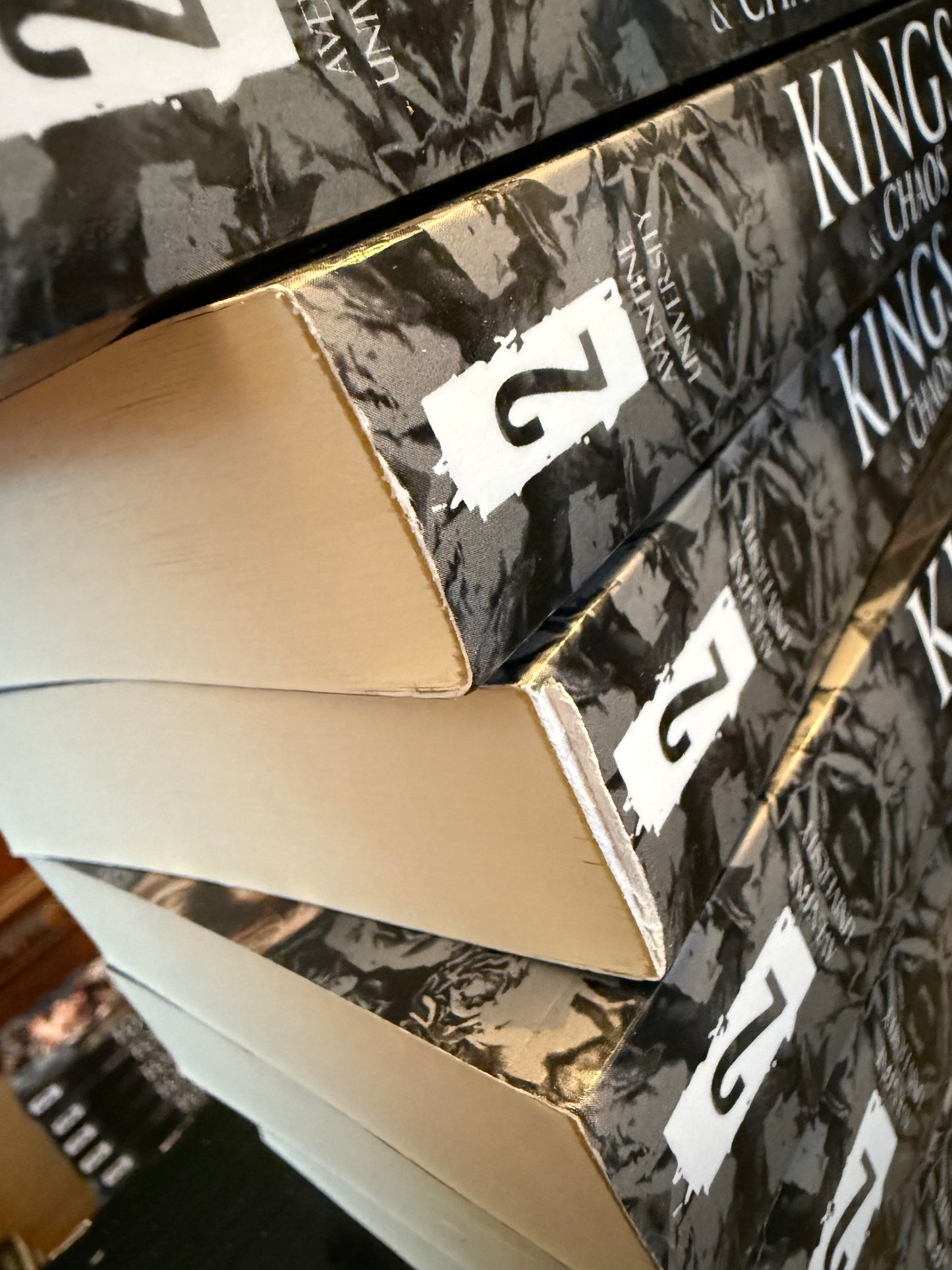 DAMAGED - Kings & Chaos: A Dark College Bully Romance (Aventine University Book 2) - SIGNED PAPERBACK