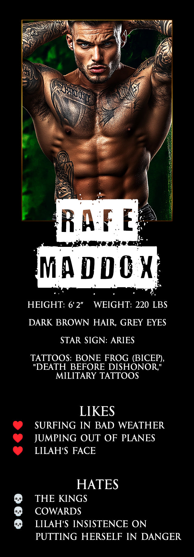 Bastards Bookmarks Set of 3: Nolan, Jude, and Rafe