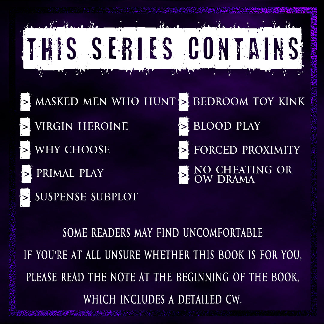 PRE-ORDER Masked Blackwell Hawks Series - SIGNED MASKED PAPERBACKS (Books 1-3)